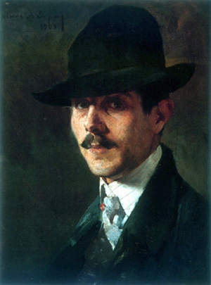 the painter oumvertos argyros
